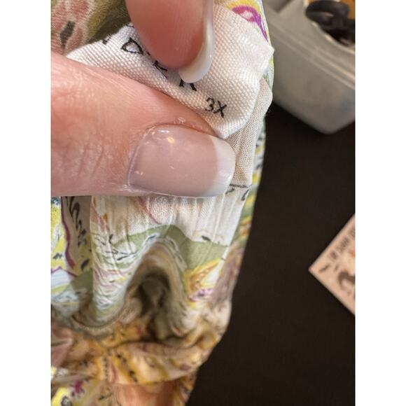 Emily Wonder Womens Colorful Paisley Print Blouse Spring Lightweight - Picture 7 of 8